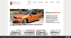 Desktop Screenshot of cabarcosmaquinaria.com