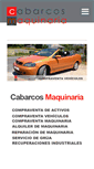 Mobile Screenshot of cabarcosmaquinaria.com